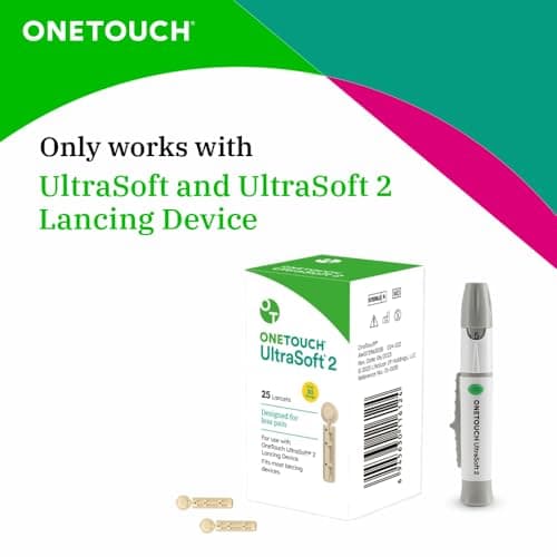 OneTouch UltraSoft 2 Lancets | Pack of 25 Lancets | Designed for Less Pain | Global Iconic Brand | For use with OneTouch UltraSoft & UltraSoft 2 Lancing Device 4