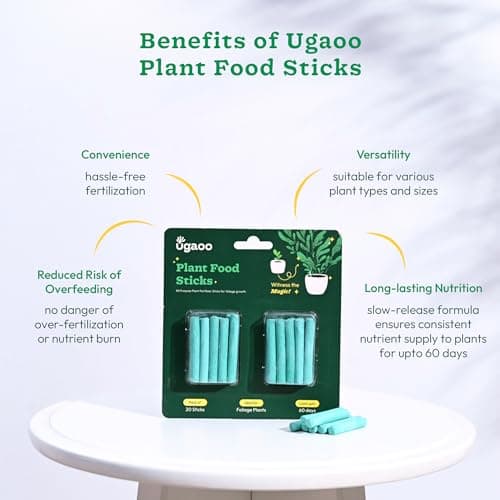 UGAOO Plant Food Fertilizer + Bloom Sticks Combo For All Home Garden Indoor & Outdoor Plants - Pack of 40(20 Fertilizer+20 Bloom Sticks) 4