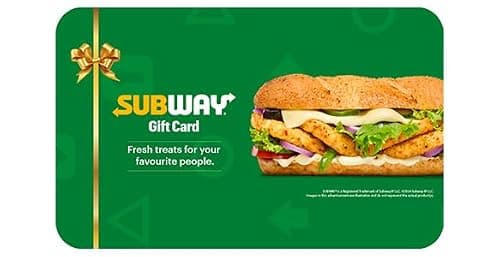 Subway |E-Gift Card | Instant Delivery | Valid for In-store purchases | 6 months Validity 2