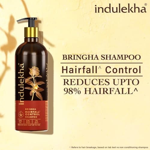Indulekha Bringha Ayurvedic Shampoo 200 ml|| for Hair Fall Control|| With Bringharaj Extracts|| Amla|| Shikakai - Paraben Free|| For Men & Women 3