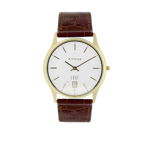 Titan Edge Analog Silver Dial Men's Watch-NL1683YL01 / NL1683YL01/NP1683YL01