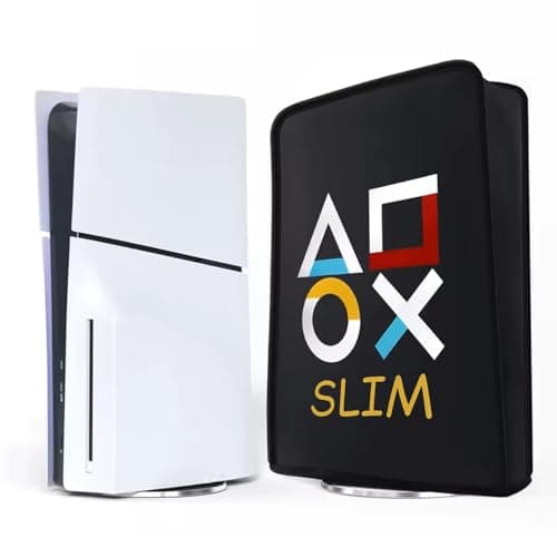 OIVO INDIA Dust Protective Cover for PS5 Slim Console Accessories Case , Anti Scratch Waterproof Sleeve Compatible for Sony PlayStation 5 Slim Digital & Disc Edition (PS5 Slim Model ONLY)