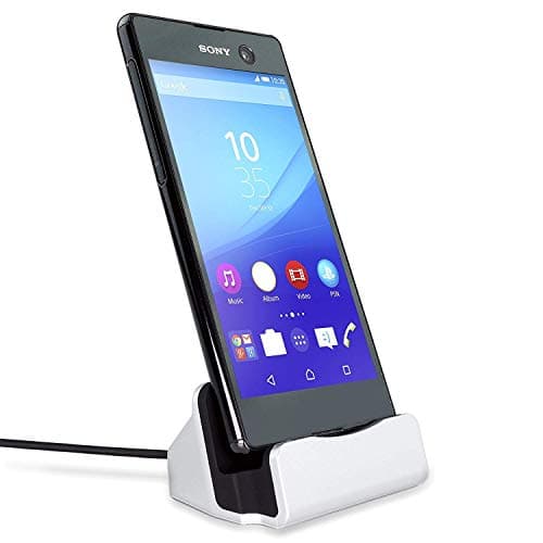 Chargeworld Portable and Lightweight cro USB Dock Charging Station Mobile Phone Stand for All Android Smartpho & Tablets