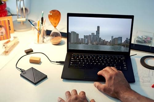 WD Western Digital My Passport 6TB Black - usb3.2_gen_2 Portable Hard Drive with Password Protection and Auto Backup Software 3