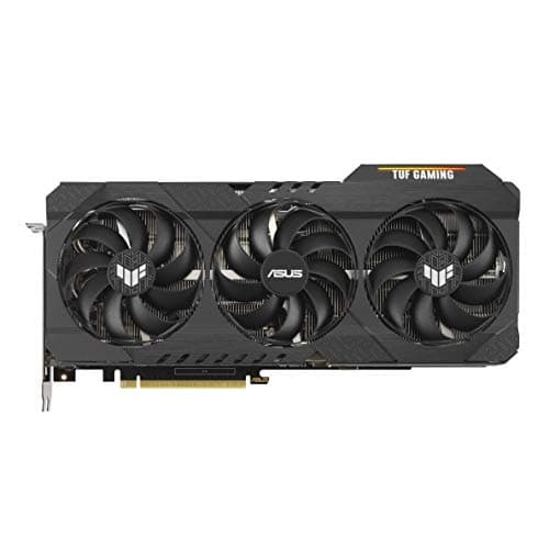 ASUS TUF Gaming NVIDIA GeForce RTX 3090 Graphics Card (PCIe 4.0, 24GB GDDR6X, HDMI 2.1, DisplayPort 1.4a, Dual Ball Fan Bearings, Military-Grade Certification, GPU Tweak II) 3