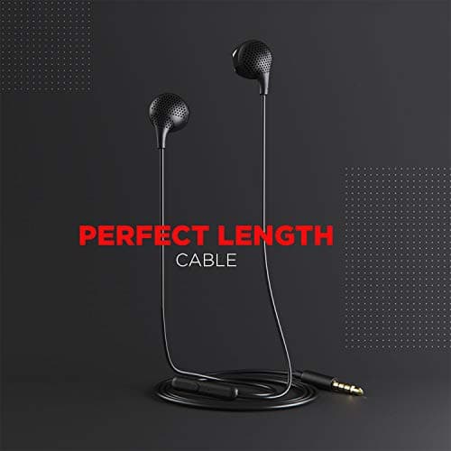 Boat Bassheads 104 in Ear Wired Earphones(Black) 5