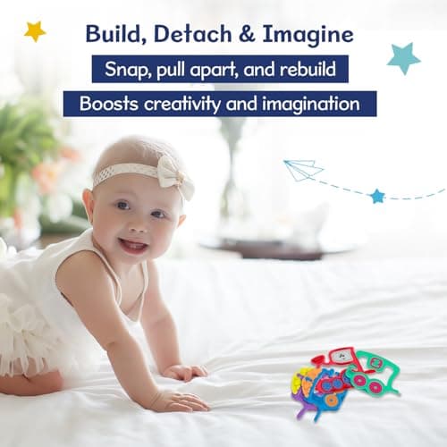 Chicco 123 Train | Rattle for 3 to 18 months|Easy-Grip Baby Toy with Soft Teething Paws & Rattling Sound| Soothes Gums & Stimulates Senses | Paint-free 3