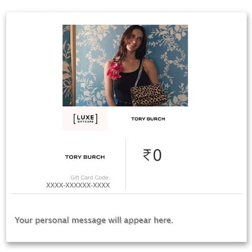Tory Burch-Luxe |Flat 10% Off |E-Gift Card|Instant Delivery | Valid for in-store purchases | 1 year validity
