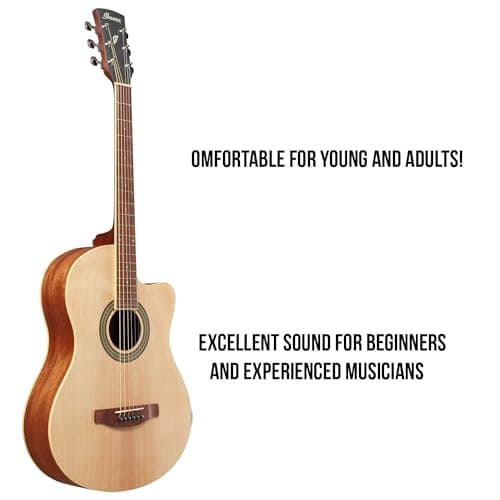 Ibanez MD39C OPN Acoustic Guitar – 39" Cutaway Design, Spruce Top, Rosewood Fingerboard, Expert-Checked, Beginner-Friendly, Made for India 3