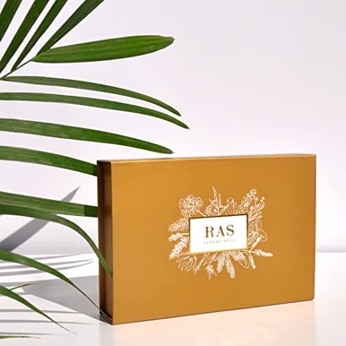 RAS Luxury Oils Glow Boosting Beauties Gift Set | Cleanses, Exfoliates For Pigmentation & Dullness | Face Wash, 24K Gold Face Elixir, Rose Nectar Face Mist & Glow Potion Essence Toner (Minis) | Mother 2