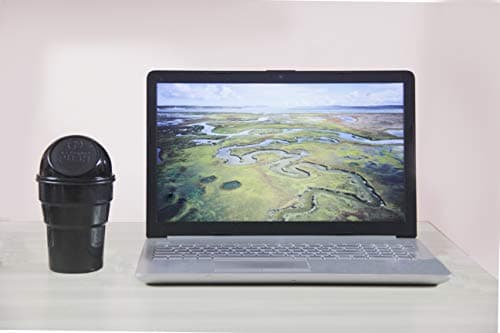 APPUCOCO Mini Car Trash Bin Can Holder Dustbin - Black (L 17 x W 6.5 cms) 5