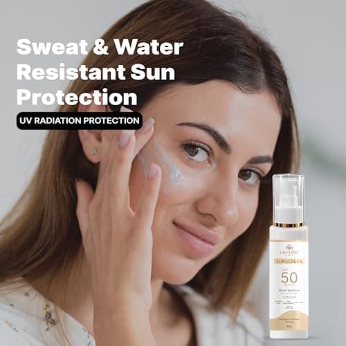 LIFELING BEAUTY Sunscreen SPF 50 PA++++, Broad Spectrum UVA/UVB Protection, No White Cast, Matte Finish, Lightweight Gel, for All Skin Types (50GM) 4