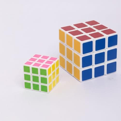 Games and Toys India Magic CBB 3x3x3 Speed Cube, Professional Smooth-Turn Educational Puzzle, BIS Certified Safety Plastic, Multi-Color Brain Teaser for Kids & Adults (Pack of 1) 2