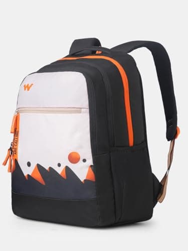 Wildcraft Outlander 40 Laptop Backpack With RainCover for Man & Women,40L Ideal bags for men Office use/School/College Boys and Girls, 3 Compartment Bag, Black 3