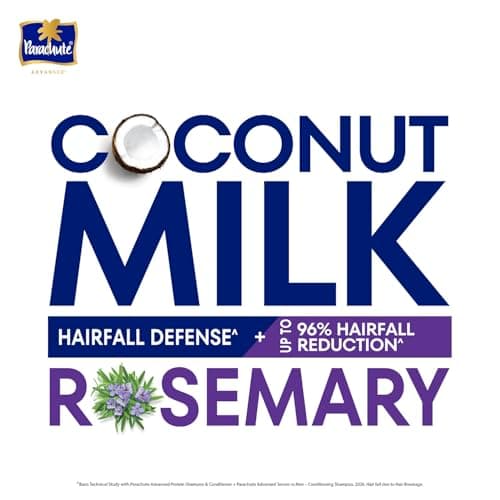 Parachute Advansed Protein Shampoo | with Coconut Milk & Rosemary | For Hairfall Defense | Paraben free | 340 ml 4