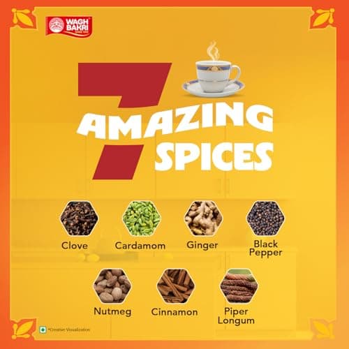 Wagh Bakri Premium Spiced Tea | With 7 Refreshing Spices |250 Gram, Black Tea 5