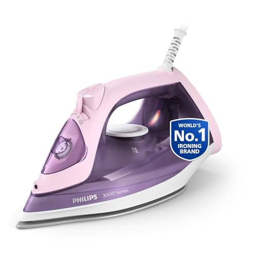 Philips Speed Pro DST3020/30 Steam iron 2200 W - World's No 1 Ironing brand, 35 gm/min Steam with 160 gm Steam Boost, Ceramic Soleplate, Drip Stop technology & 300 ml Water tank