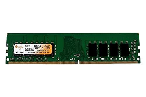 Dolgix® 8GB DDR4 2400MHz RAM| Desktop RAM |CL-17 |Desktop-Memory|U-DIMM | Long-DIMM | PC4-19200 |1Rx8 Single Rank| 3 -Year Warranty- (Made in India)