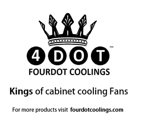 Generic FourDot 120mm 5in 120x38mm 4000RPM High Speed Monster Computer Cabinet Cooling Fan for Desktop 5