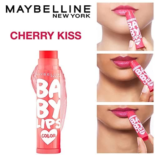 Maybelline New York Lip Balm, With SPF, Moisturises and Protects from the Sun, Pink Lolita & Baby Lips Cherry Kiss, Baby Lips, Pink Lolita, Cherry Kiss, 4g (Pack of 2) 3