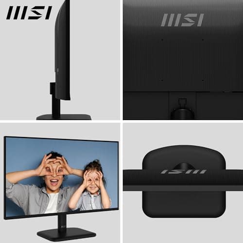 MSI PRO MP251L E2 24.5-Inch FHD Office Monitor - 1920 x 1080 IPS Panel, 4-Sided Frameless, 120 Hz Refresh Rate, Eye-Friendly Screen, Tilt-Adjustable - HDMI 1.4b, D-sub 4