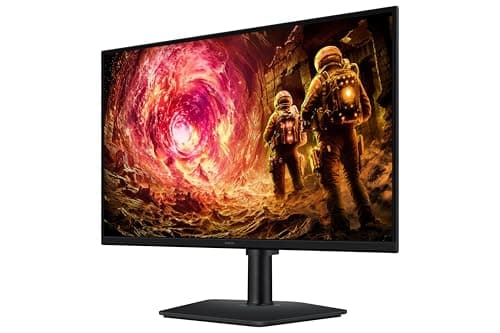 Samsung 27" Odyssey G5 Fast IPS Gaming Monitor|QHD 2560 x 1440|180 Hz|1ms|300nits|HDR10|AMD FreeSync|G-Sync|Ports-DP,HDMI,Headphone|Height-Tilt-Swivel-Pivot Adjustable Stand|LS27FG502EWXXL|Black 3