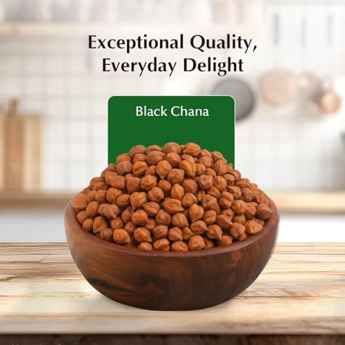 Amazon Brand - Vedaka Popular Unpolished Black Chana, 500 g 3