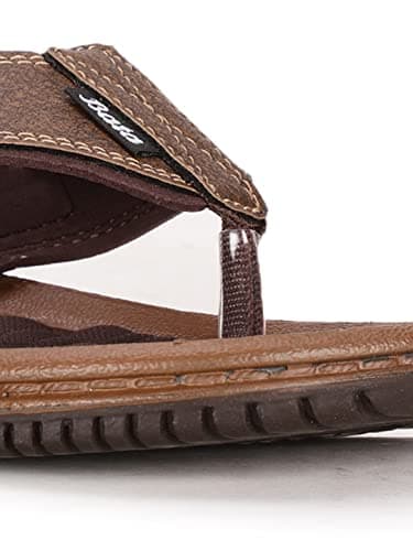 Bata Joy Men's Brown Sandals - 9 UK (8714012) 5