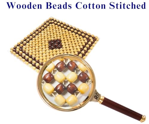 Pyengora Ventilated seat for Car, Wodden Beads Cushion Pad, Universal Fit for All Brand Cars 4