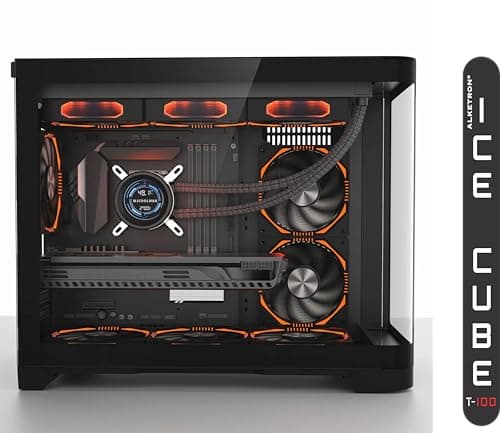 ALKETRON Icecube T100 - Gaming Desktop pc - i5 Core 14th Gen with UHD730 Integrated Graphics(Ready to use DDR5 CPU Tower Box Piece - Upgrade Plus Edition) 6