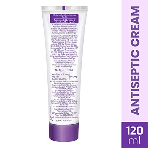 BoroPlus Ayurvedic Antiseptic Cream with 10 super herbs |24 hrs Moisturisation |Glowing Skin|For Face, Hand & Body | Heals and Protects the skin|120ml 2
