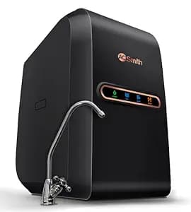AO Smith Z2+ Luxe (Midnight Black) RO Under sink Water Purifier | UTC | 7-Stage Purification | 2x Water Savings | Goodness of Copper