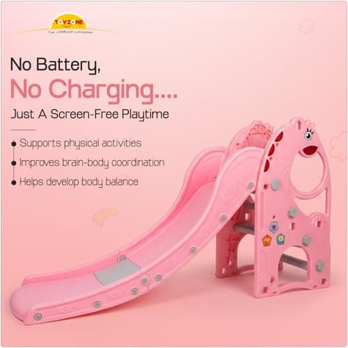 Toyzone B-Rex Dinosaur Slide for Kids | Baby Play Slide | Indoor & Outdoor Kids Slider | Easy Assembly | Safe Rounded Design | BIS Certified | Made in India | Kids Slide for 2-10 Years, Upto 70 kgs 4
