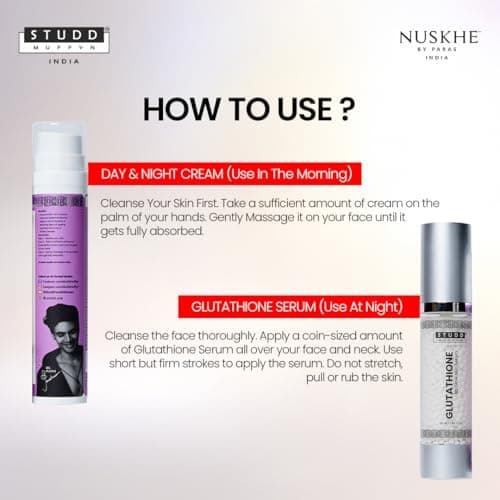 Studd Muffyn | Time Reversal Anti Ageing Combo | Day & Night Skin Care Routine | Glow & Firming Cream + Radiance Boosting Serum | Helps Reduce Fine Lines, Dullness & Uneven Tone | With Botanical Activ 5