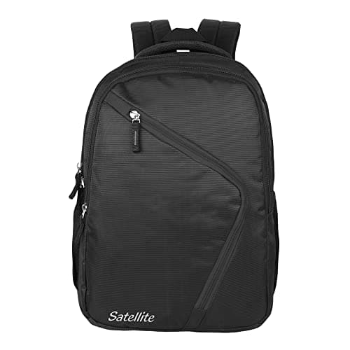 Satellite 30 liter Casual Waterproof Backpack for Men Women Boys Girls Office School College Teens & Students.(Black) 2