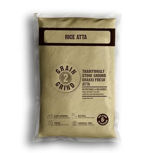 GRAIN2GRIND Rice Flour 900 grams | Chawal Atta, Pack of 1