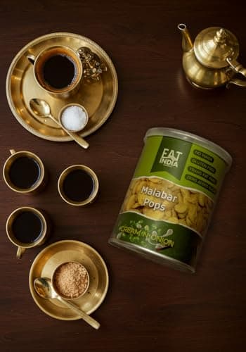 Eat India Malabar Pops Cream N Onion Flavour, Gluten Free, Zero Added Sugar, Trans Fat Free Snacks 3