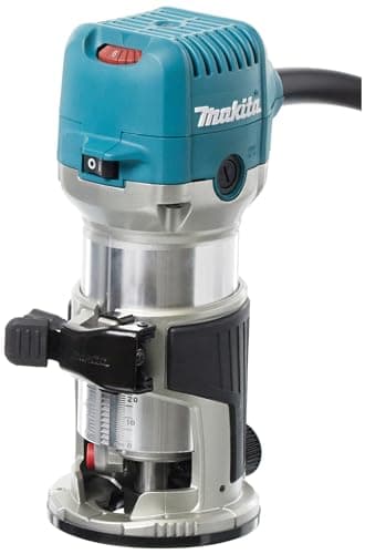 Makita RT0702C Wood Trimmer (Router) 6 mm (1/4″), 8 mm (3/8”) 710 W Variable Speed Trimmer with Anti-Restart Function 3