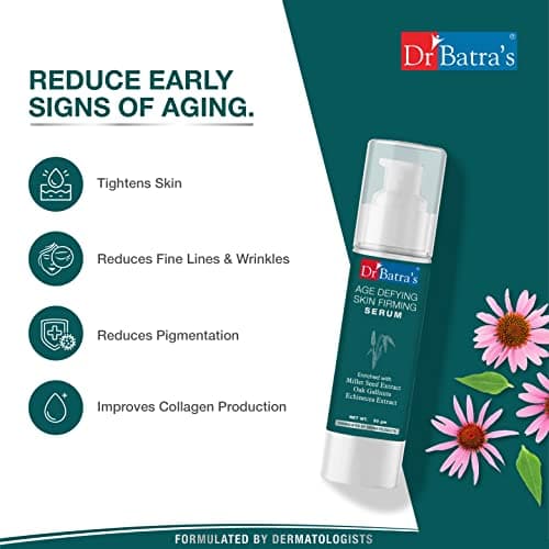 Dr Batra's Age Defying Skin firming Serum Enriched with Echinacea | Fine Lines & Wrinkles Reduction Serum| Improving collagen production | Reduces Pigmentation | 50g 4