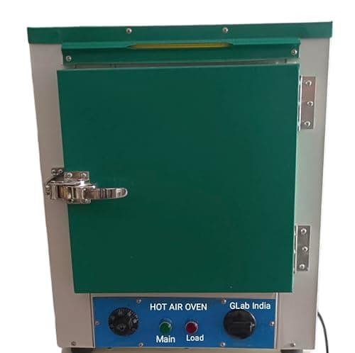 GLAB India Hot Air Oven (12 x 12 x 12) Stainless Steel Inner Chamber | Heavy Duty Digital Laboratory Oven for Drying, Sterilization & Heating | Precision Temperature Control