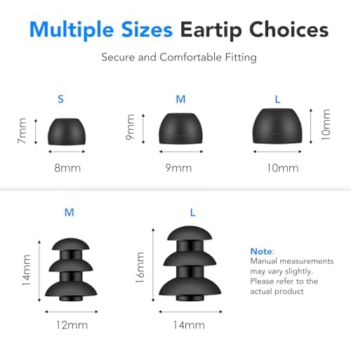 AGPTEK SE11 IPX8 Waterproof In Ear Wired Earphones, Coiled Swimming Earbuds with Stereo Audio Extension Cable, Black 4