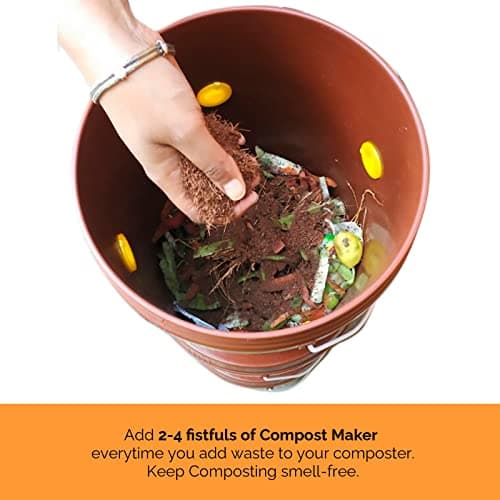 Daily Dump Compost Maker (Remix Powder) 3 kg I with Added Microbes I for Easy & Smell Free Aerobic Composting 5