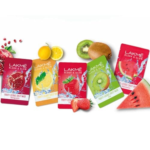 Lakme Blush & Glow Strawberry Sheet Mask|| 25 ml 5