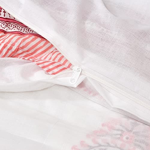 BLOCKS OF INDIA Cotton Duvet/Quilt/Comforter/Rajai Cover (Twin, 300 Threadcount), Zip, Solid 2