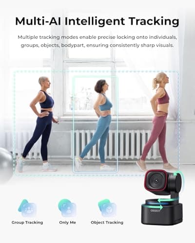 OBSBOT Tiny 3 Lite 4K AI PTZ Webcam with Spatial Audio, Tri-Mic, Voice Control & AI Tracking, 1/2” Sensor, HDR, 1080p@120FPS | Webcam for PC, Laptop, Streaming & Meetings | 2 Year Warranty 5