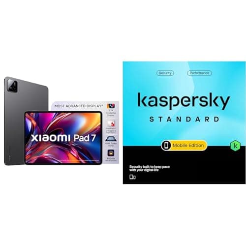 XIAOMI Pad 7 |Qualcomm Snapdragon 7+ Gen 3 |28.35cm(11.16") Display |12GB, 256GB |3.2K CrystalRes Display |HyperOS 2 + Kaspersky Standard Mobile Security 1 Device 1 Year (Physical Pack)