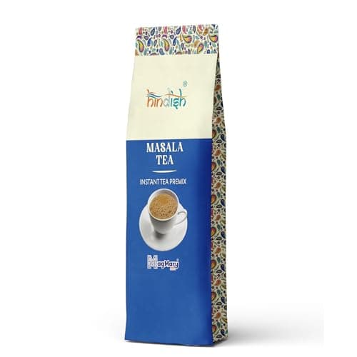 Hindish Instant Masala Tea Premix 500g | Strong Desi Masala Chai Powder | Just Add Hot Water | Instant Tea Premix for Home, Office & Vending Machine | Creamy & Refreshing Ready-to-Drink Chai Mix