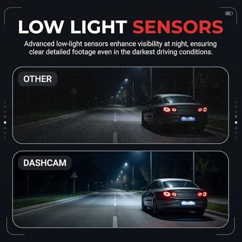 ZIQO L200 Dash Cam for Car 2K 1440P QHD | WiFi & App Control | 150° Wide Angle | Night Vision | G-Sensor | Loop Recording | 128GB | 1 Year Warranty 5
