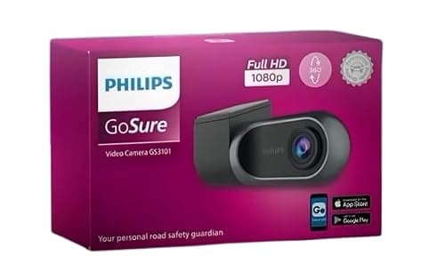 Philips GoSure 3101 Dash Cam for Car, Full HD 1080p, G-Sensor, Loop Recording, Night Vision, Wide Angle Lens, Compact Design – Black 2
