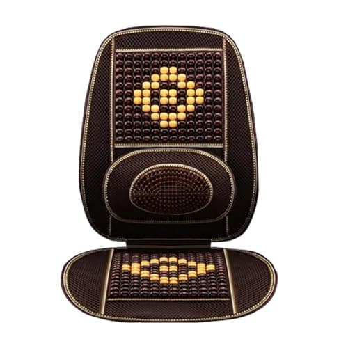TRENDYNEST® Wooden Beaded Car Seat Cover with Waist Back Support Simple Cooling Cushion | Parts & Accessories | Car & Truck Parts | Interior | Seat Covers